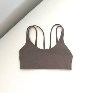 SOLD • Aritzia TnAction TnaLIFE™ Turner Taupe Freestyle Bra Top in Size XS